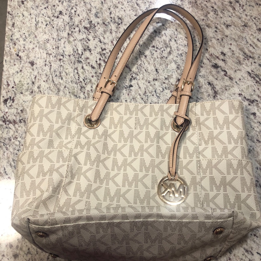 Michael Kors White Purse